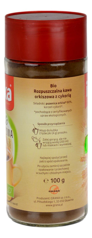 Kawa orkiszowa BIO 100g INKA