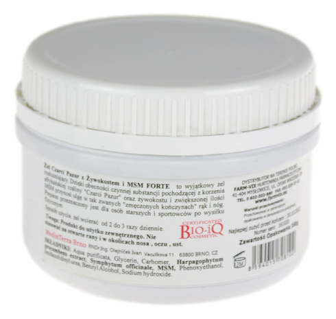 Żel z czarciego pazura z żywokostem i MSM FORTE 350ml FARM-VIX