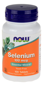 Selen 100 mcg 100 tabl. NOW