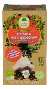 Herbatka w piramidkach Bomba Witaminowa EKO 15x3g DARY NATURY