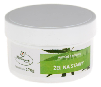 Żel na stawy wyciąg z konopi 170g HERBAPOL