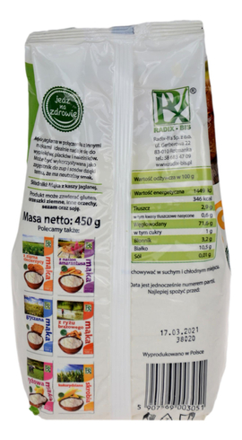 Mąka kukurydziana bezglutenowa 500g RADIX
