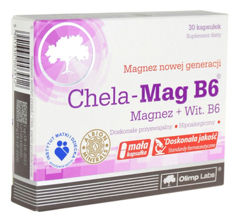 Chela-Mag B6 (Magnez + Witamina B6) 30 kapsułek OLIMP