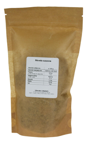 Morela suszona ciemna 250g NATUR PLANET