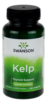 Kelp (Jod) 225mg - 250tab SWANSON