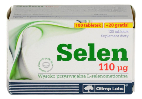 Selen 110mcg 120 tabletek OLIMP