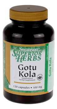 Gotu kola ekstrakt 100mg - 120kaps SWANSON