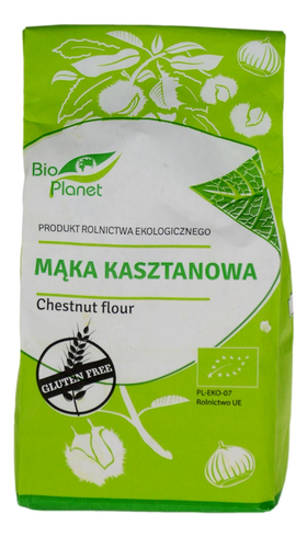 Mąka kasztanowa bezglutenowa BIO 250g BIO PLANET