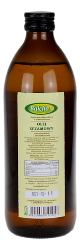 Olej sezamowy 500ml BALCHO