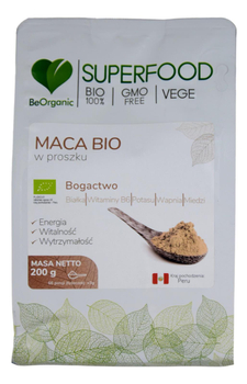 Maca BIO w proszku 200g BEORGANIC