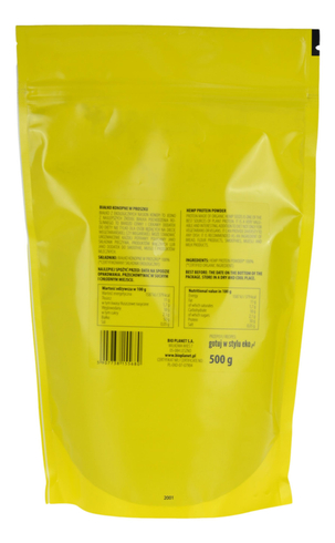 Białko konopne BIO 500g BIOPLANET