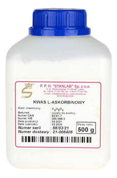 Kwas L-askorbinowy - Witamina C - 500g STANLAB