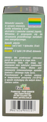 CARBOsal syrop o smaku Coli 100ml GORVITA