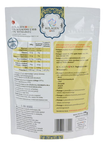 Kolagen NCN Piękno (kolagen z ryb + witamina C) - proszek 100g