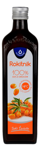 Sok z rokitnika 100% 490ml OLEOFARM