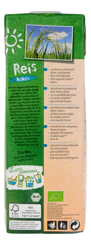 Napój ryżowo-kokosowy BIO 1L NATUMI