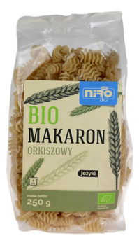 Makaron orkiszowy jeżyki BIO 250g NIRO