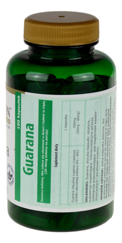 Guarana 500mg 100kaps SWANSON