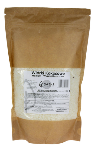 Wiórki kokosowe 500g NATUR PLANET