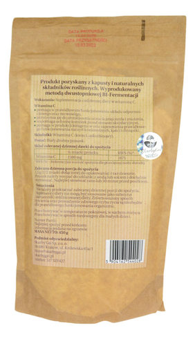 Kwas L-askorbinowy - Witamina C - 450g SKARBYGAI