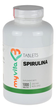 Spirulina 250mg 1000 tabletek MYVITA