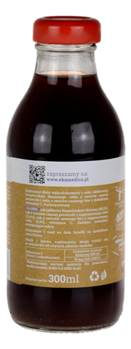 Sok jabłko-czarna porzeczka-czarny bez, 100% smaku 300ml EKAMEDICA