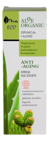 Aloe Organic - Krem na dzień anti-aging - Opuncja i Aloes - 50ml AVA