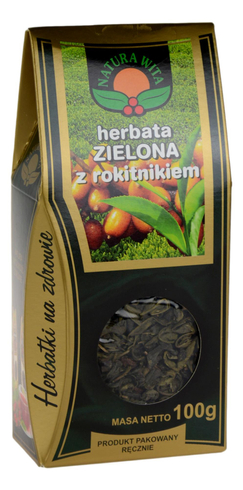 Herbata zielona z rokitnikiem 100g NATURA WITA