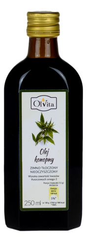 Olej konopny 250ml OLVITA