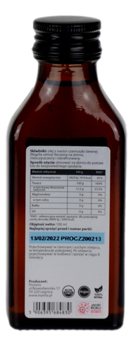 Olej z czarnuszki 100ml MY VITA