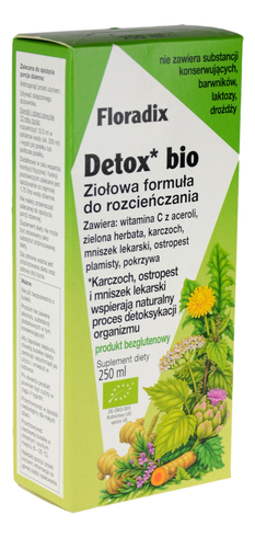 Floradix Detox BIO
(Tonik) 250ml