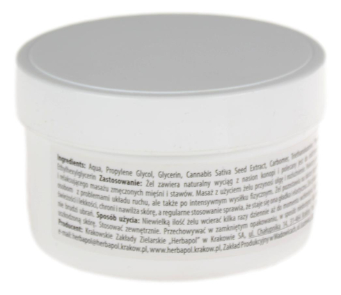 Żel na stawy wyciąg z konopi 170g HERBAPOL