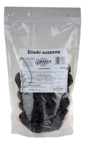 Śliwki suszone 500g NATUR PLANET