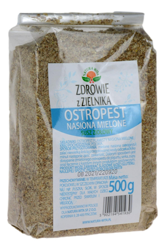 Ostropest nasiona mielone 500g NATURA WITA
