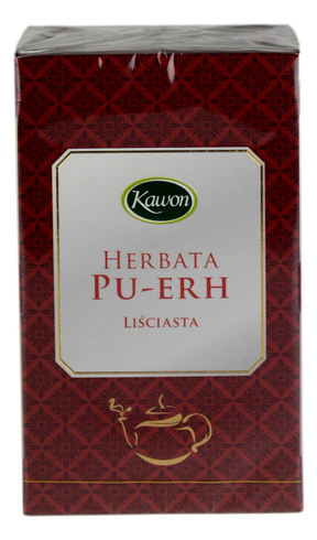 Herbata czerwona PU-ERH liściasta 80g KAWON