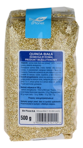 Quinoa biała (Komosa ryżowa) 500g BIO PLANET