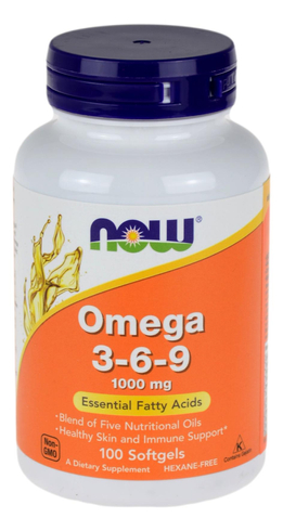 Omega 3-6-9 1000 mg 100 kaps. NOW