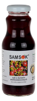 Sok z żurawin wielkoowocowych 250ml SAMSOK VIANDS