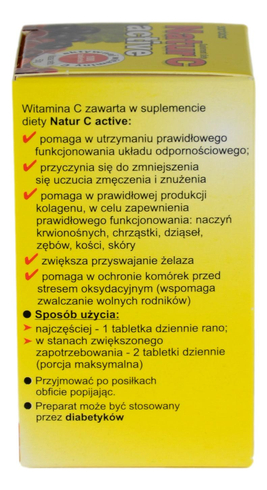 Natur C active - odpornosć 100 tabletek SANBIOS