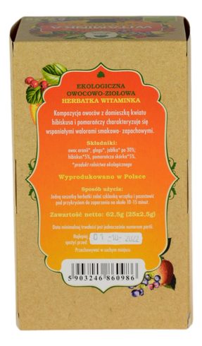 Herbatka Witaminka EKO 25x2,5g DARY NATURY