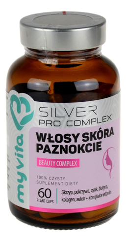 Włosy skóra paznokcie 60 kapsułek MYVITA - Silver