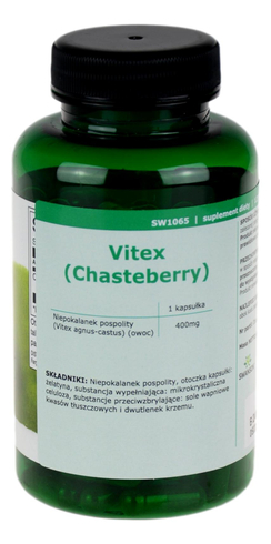 Niepokalanek (Chasteberry Vitex) 400mg - 120kaps SWANSON