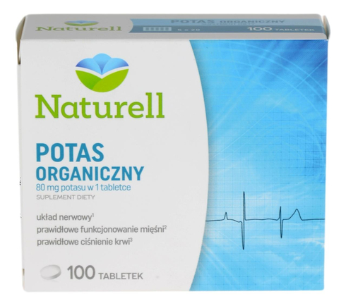 Potas organiczny 100 tabletek NATURELL