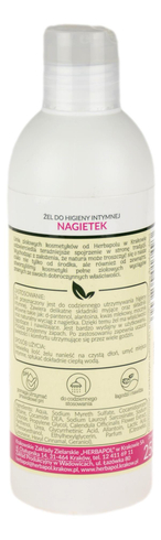 Żel do higieny intymnej odświeżający Nagietek 250ml HERBAPOL