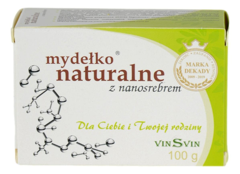 Mydełko naturalne z nanosrebrem 100g VINSVIN