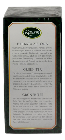Herbata zielona liściasta 80g KAWON