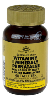 Witaminy i minerały prenatalne 60 tabl. SOLGAR