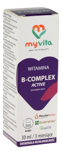 Witamina B - Complex krople 30ml MY VITA