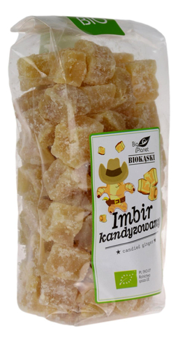 Imbir kandyzowany BIO 400g BIO PLANET