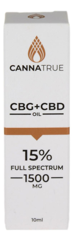 Olejek CBD+CBG 15% (10%+5%) 10ml CANNATRUE